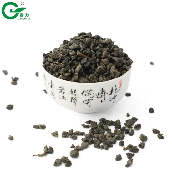 Fabricant de thé chinois Thé vert Gunpowder 3505AAA Thé vert perle