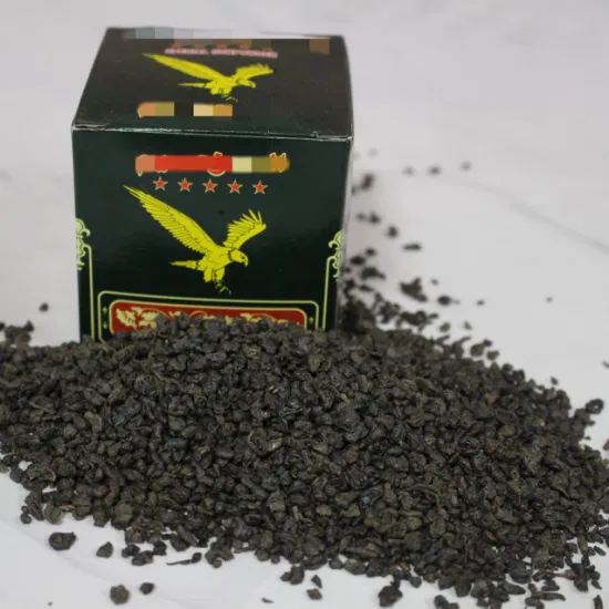 Haute qualité 3505 unique cinq qualités chine Te Verde thé vert thé en poudre